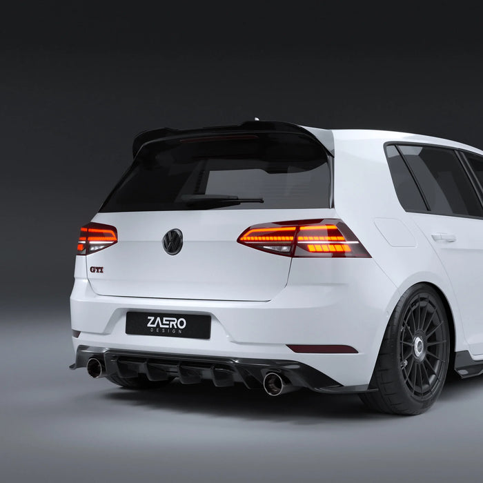 Zaero Design EVO-1 Rear Diffuser – Volkswagen Golf GTI MK7.5 (2018–2021)