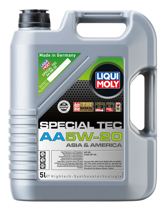 LIQUI MOLY – Special Tec AA 5W-20 (5L) – Engine Oil – API SP / ILSAC GF-6A