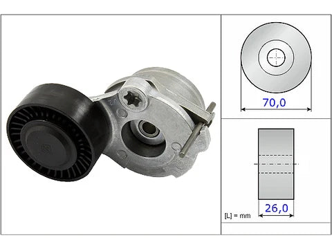 INA - Fead Tensioners - AUDI Q5 (8RB) 3.0 TDI quattro CDUD