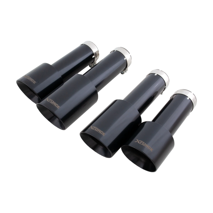 XFORCE - AUDI S3 8V Sedan Black Exhaust Tips