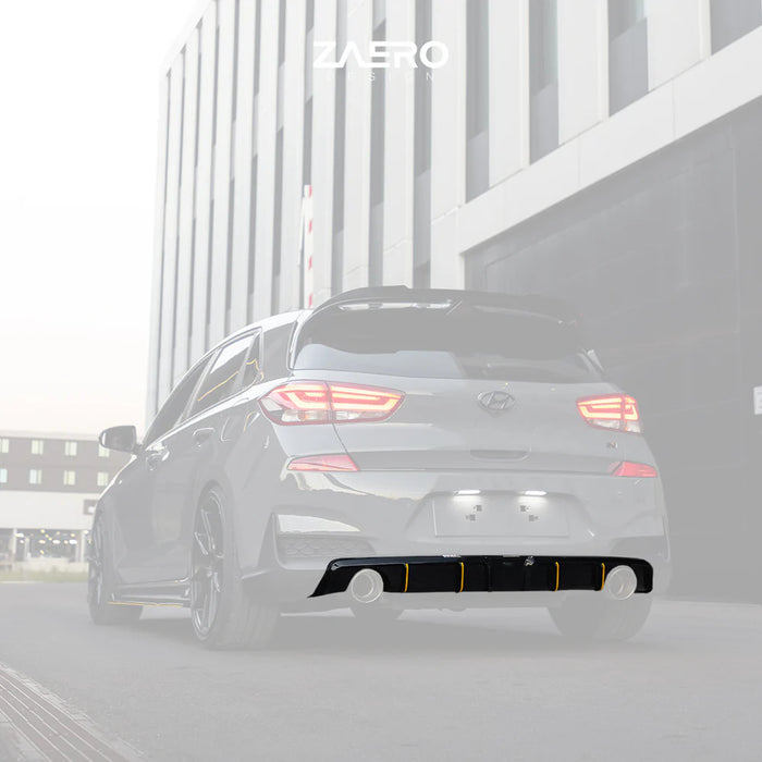 Zaero Design EVO-1 Rear Diffuser – Hyundai i30N Hatch (2018–2020)