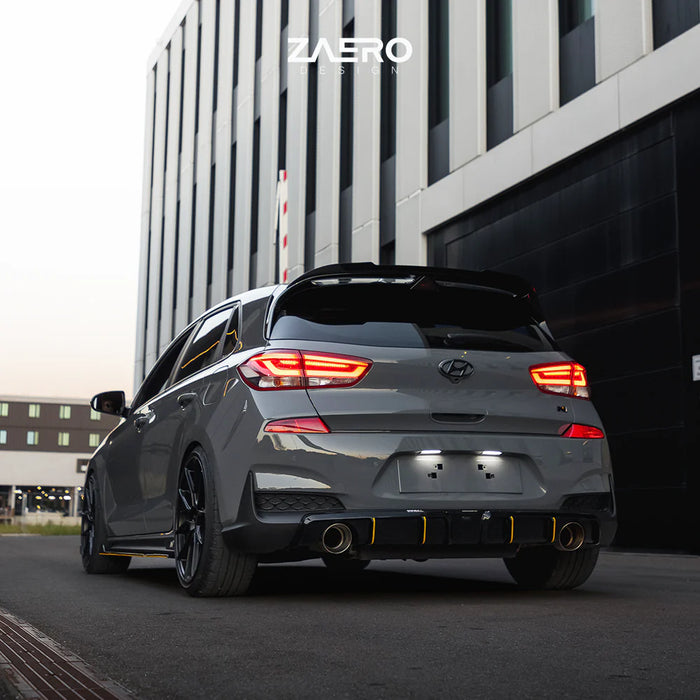 Zaero Design EVO-1 Rear Diffuser – Hyundai i30N Hatch (2018–2020)