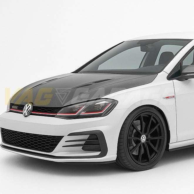 Carbon Fibre RZ Style Bonnet Hood MK7/7.5 Golf