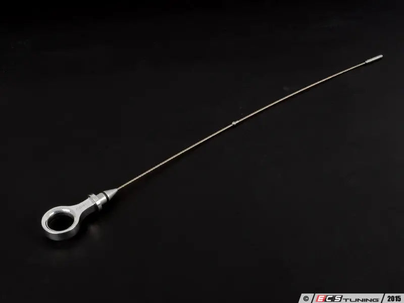 ECS Tuning Billet Engine Oil Dipstick - Polished Silver | VW MK7/7.5/8 GTI/R & Tiguan