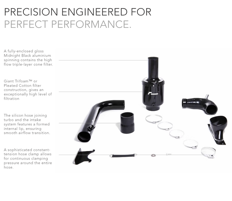 RacingLine Cold Air Intake System – MK6 Golf R / Scirocco R [VWR12G60R]