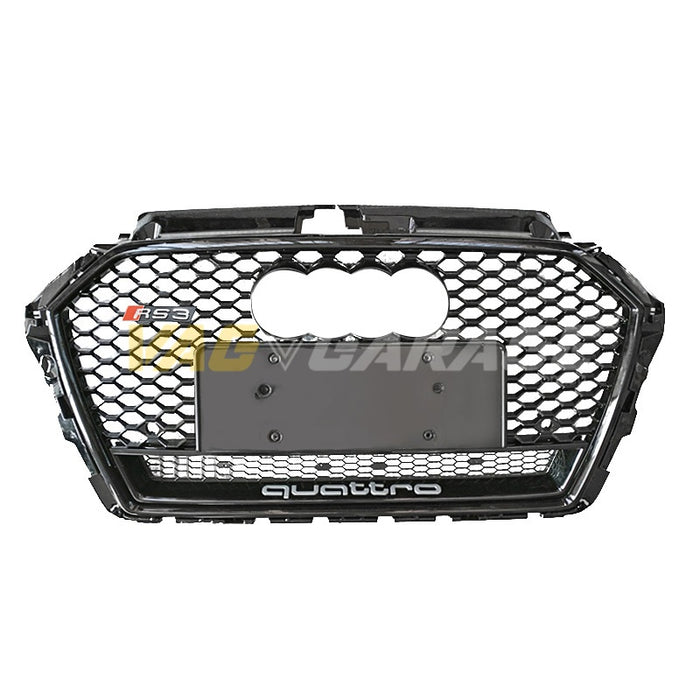 Audi Quattro Honeycomb Grille - A3/S3/RS3 8V.5 (2017 - 2019)