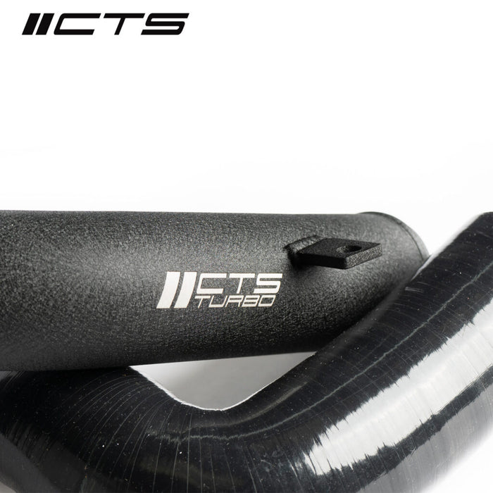 CTS Turbo - Audi/VW 7-Speed DSG/S-Tronic DQ381 Turbo Outlet Pipe + Turbo Muffler Delete 2.5" Outlet