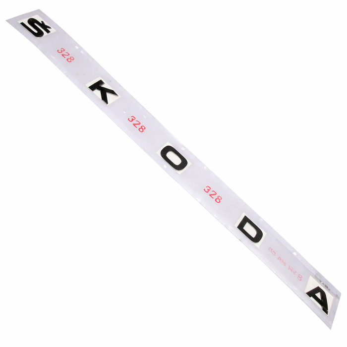 Genuine Skoda Rear Emblem Large Badge ´SKODA´ MK3 Superb Facelift - Monte Carlo Black Version 565853687G041