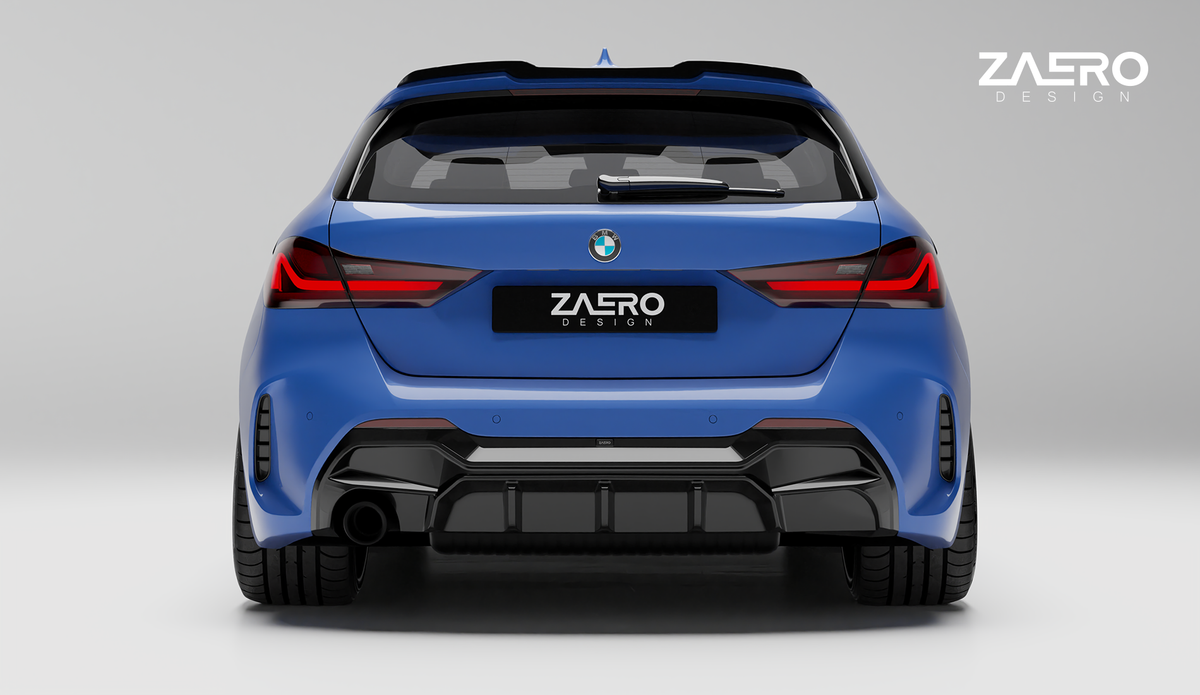 Zaero Designs - EVO-1 Diffuser for BMW 1 Series F40 (Pre-LCI) [Single/Dual Exit] 2020-2023