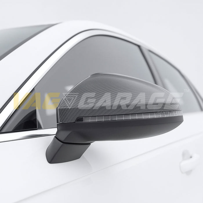 Genuine Carbon Fibre Replacement Mirror Covers Audi B9 A4/A5/S4/S5/RS4/RS5