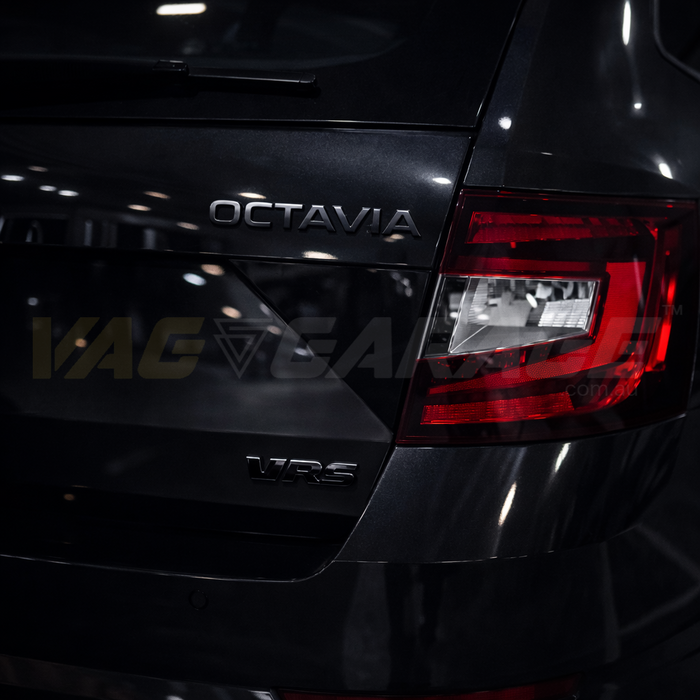 Genuine Skoda 'Black-Out' Monte Carlo Badge Kit (5PCS) for Octavia III VRS