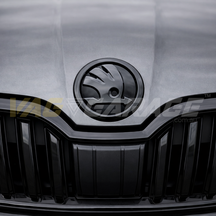 Genuine Skoda Front Emblem Badge ´SKODA Logo´ for OCTAVIA IV - Monte Carlo Black Version O4-ZNK-BLK