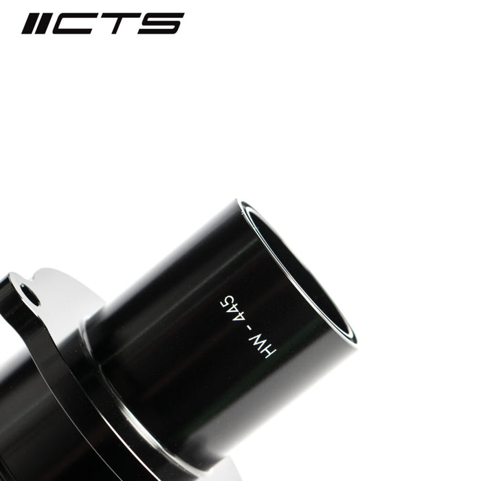 CTS Turbo - Audi/VW 7-Speed DSG/S-Tronic DQ381 Turbo Outlet Pipe + Turbo Muffler Delete 2.5" Outlet