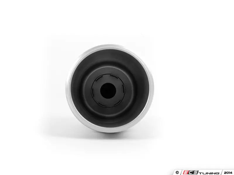 ECS Tuning Billet Aluminum Oil Filter Housing - Anodized Silver | VW MK7/7.5/8 GTI/R, Audi A3/S3 8V, B9 Q5, Jetta MK6/MK7, Passat B7 & Tiguan MQB