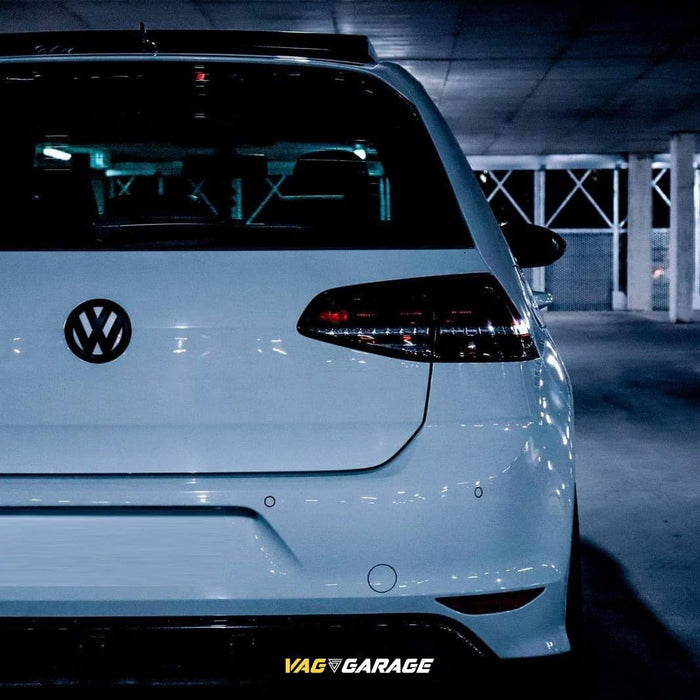 VW Matte Black Badge Set (Clip on) MK7