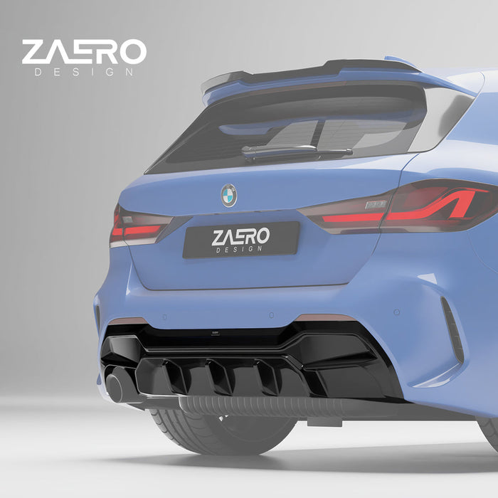 Zaero Designs - EVO-1 Diffuser for BMW 1 Series F40 (Pre-LCI) [Single/Dual Exit] 2020-2023