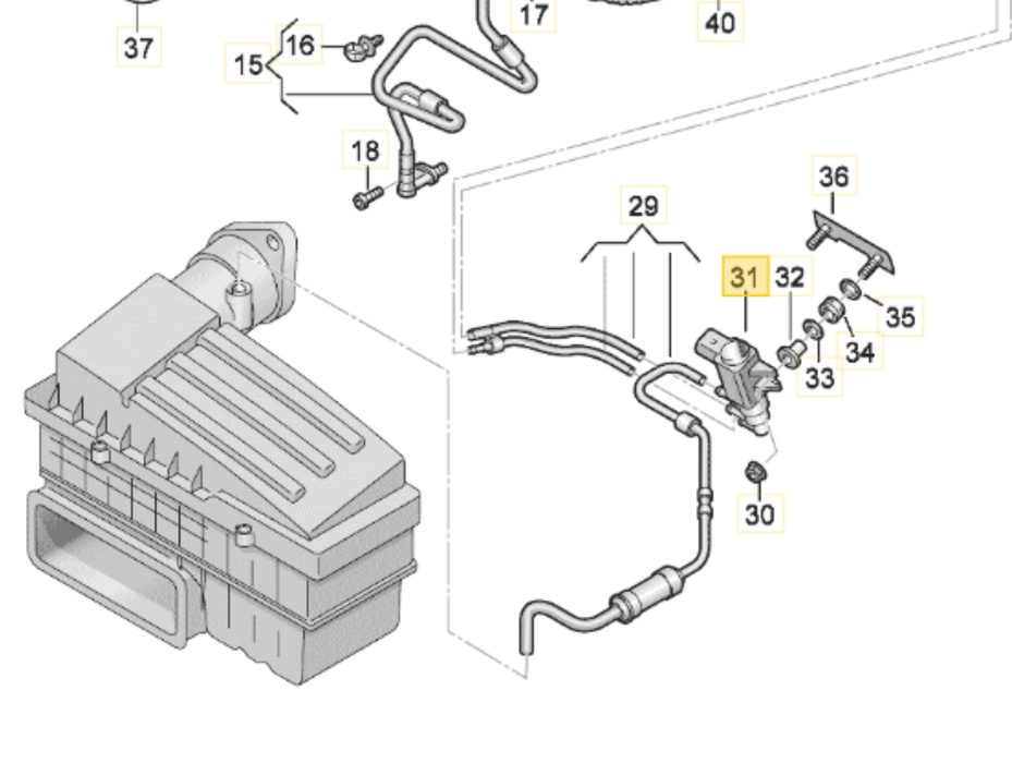 1K0906627B - Pressure Converter (N75) - 1.6 TDI & 2.0 TDI - Audi 8P/8V & Volkswagen MK6/MK7/5N