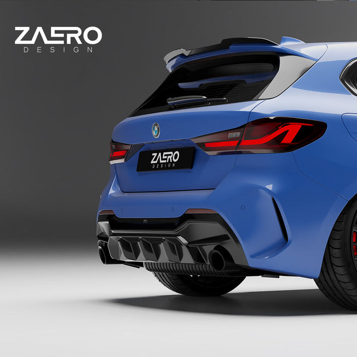 Zaero Designs - EVO-1 Diffuser for BMW 1 Series F40 (Pre-LCI) [Single/Dual Exit] 2020-2023