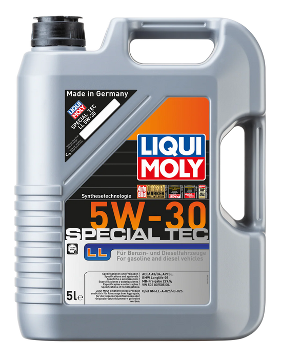 LIQUI MOLY - Special Tec LL 5W-30 (5L) - Engine Oil - VW 502/505 (Long Life)