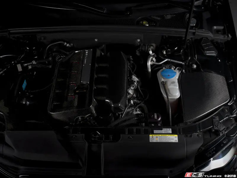 ECS Tuning Carbon Fibre Left Side Engine Cover - Audi B8 A4/A5 2.0T