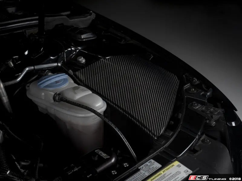 ECS Tuning Carbon Fibre Left Side Engine Cover - Audi B8 A4/A5 2.0T