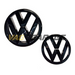 VW Gloss Black Badge Set (Clip on) MK6 V2.0 - VAG Garage Australia ® - VW/AUDI Aerokits, Aftermarket Parts & Accessories.