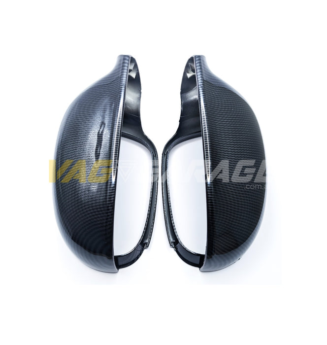 Carbon Fibre Style Replacement Mirror Covers MK5 GTI/R32