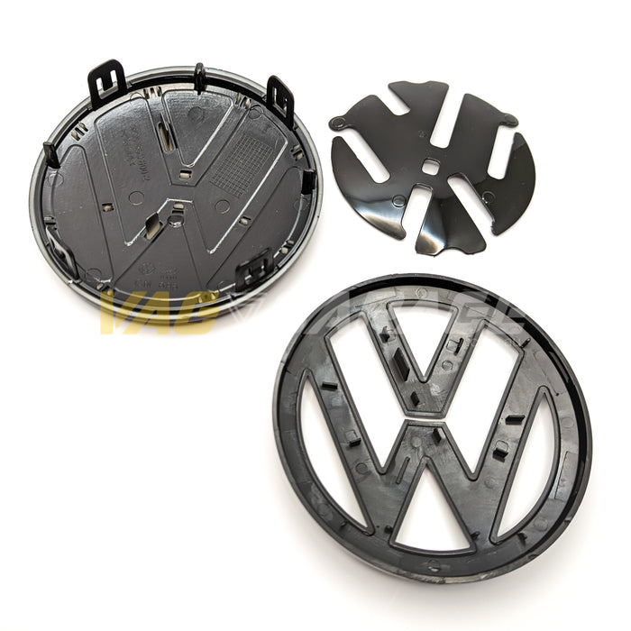 VW Gloss Black Badge Set Polo MK5 6C TSI/GTI 2014 - 17 (Clip on)