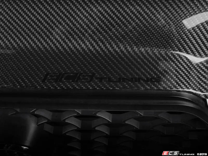 ECS Tuning Carbon Fibre Radiator Support Cover - Audi B8 A4/S4 (Facelift)