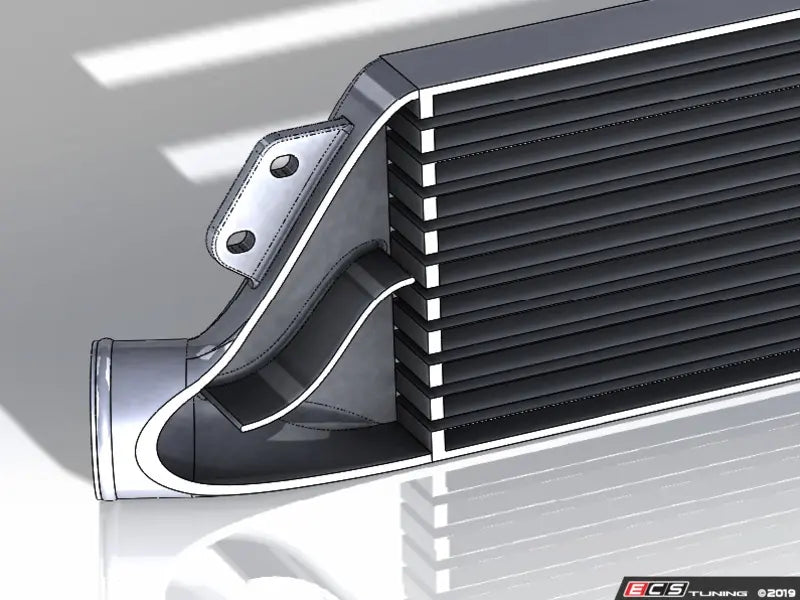 ECS Tuning - MK6 GTI/Golf R Front Mount Intercooler Kit - For OEM Charge Pipes