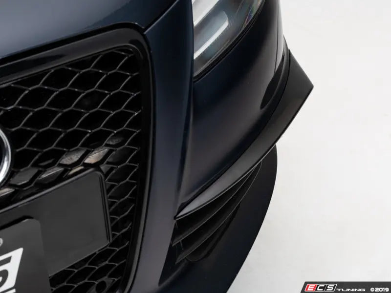 Audi B8 PFL S4 / A4 S-Line Front Bumper Grille Flare Set - Gloss Black