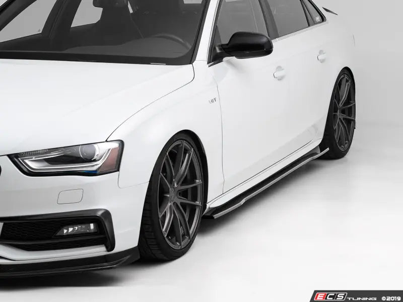 Audi B8 B8.5 A4 S4 Flat Side Skirts Gloss Black VAG Garage