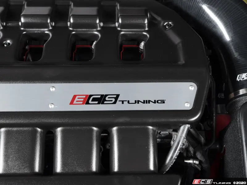 ECS Tuning Textured Black Engine Cover MQB MK7/7.5 GTI/R | A3/S3 8V | Tiguan MK2
