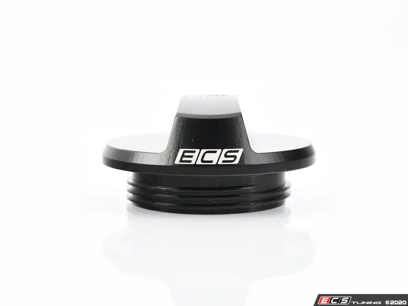 ECS Tuning VW/Audi Billet Expansion Tank Cap - Black Anodized