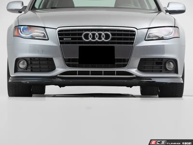 Audi B8 A4 Front Lip - Gloss Black