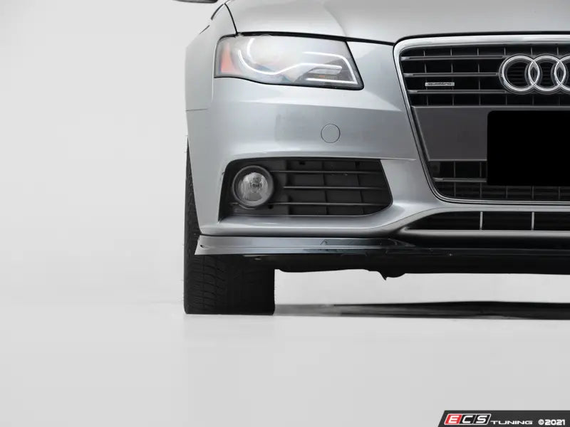 Audi B8 A4 Front Lip - Gloss Black