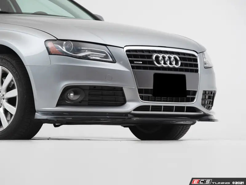 Audi B8 A4 Front Lip - Gloss Black