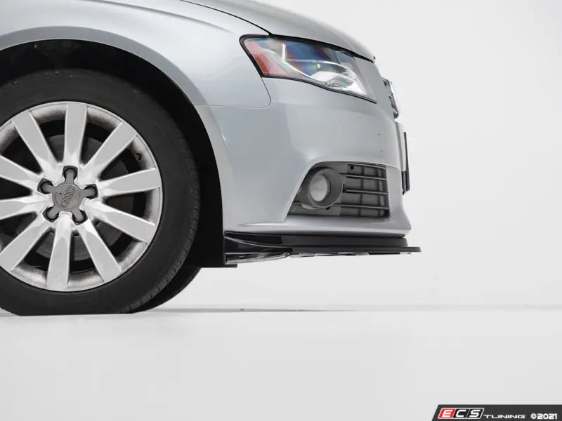Audi B8 A4 Front Lip - Gloss Black