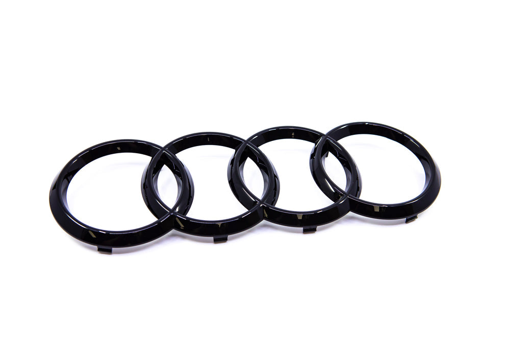 Genuine Audi Front Grille '4 Rings' Gloss Black Badge for A6/S6/RS6/RS7 - 4H0853605CT94