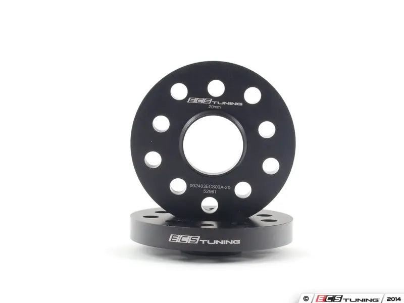 ECS Tuning - 20mm Spacer Kit with Black Ball Seat Bolts 57.1CB