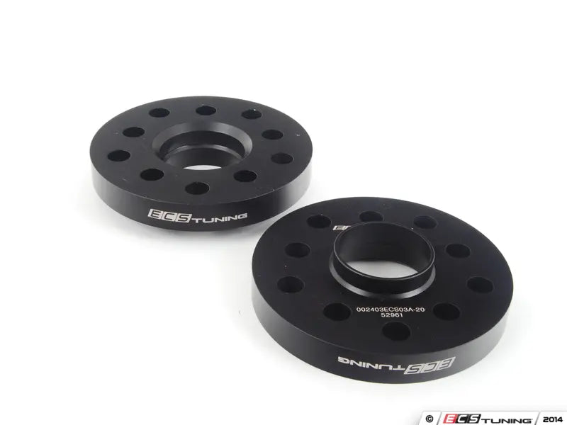 ECS Tuning - 20mm Spacer Kit with Black Ball Seat Bolts 57.1CB