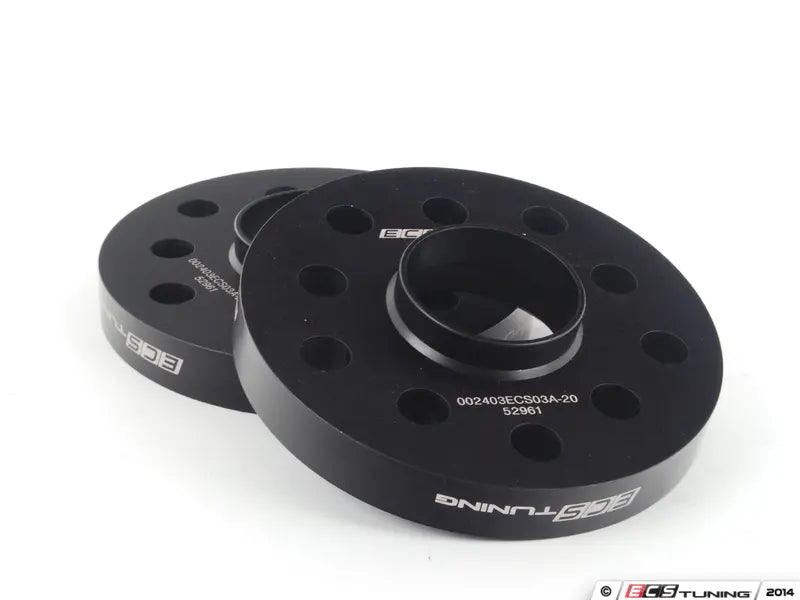 ECS Tuning - 20mm Spacer Kit with Black Ball Seat Bolts 57.1CB