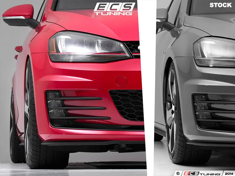 ECS Tuning - MQB Flush Kit with Black Ball Seat Bolts 15/20mm F/R