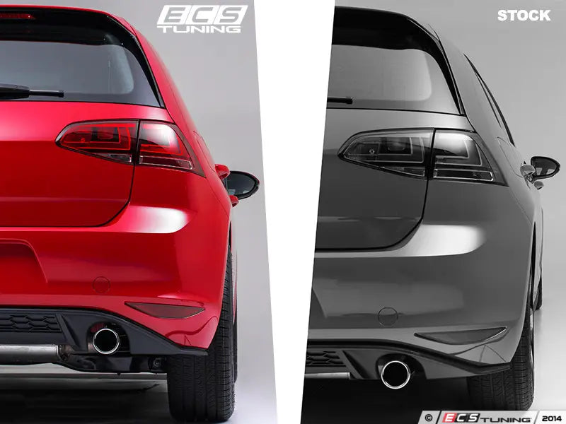 ECS Tuning - MQB Flush Kit with Black Ball Seat Bolts 15/20mm F/R
