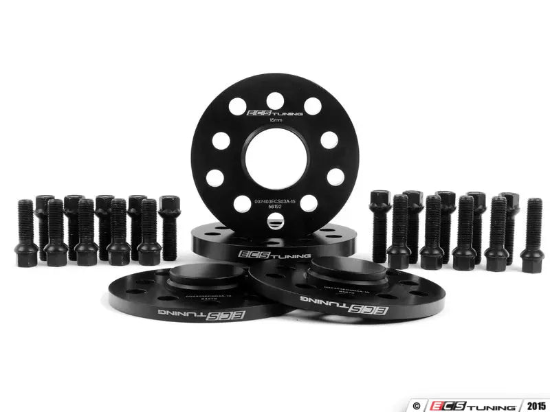 ECS Tuning - MK5/MK6 Flush Kit with Black Ball Seat Bolts 10/15mm F/R