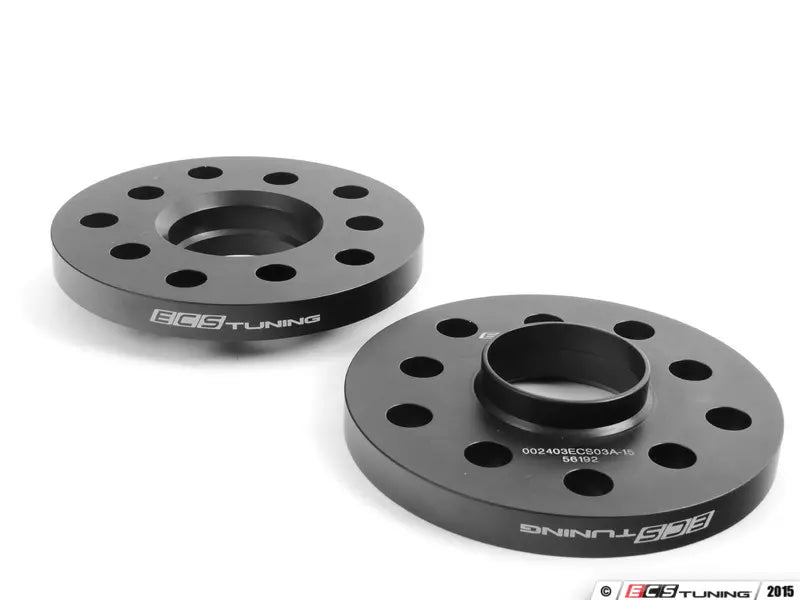 ECS Tuning - 15mm Spacer Kit with Black Ball Seat Bolts 57.1CB