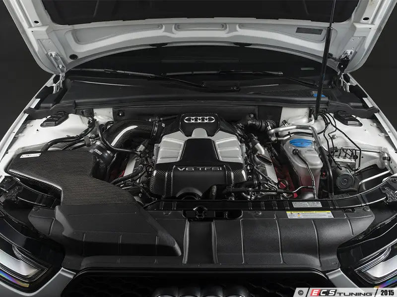 ECS Tuning Carbon Fibre Engine Cover Overlay - Audi 3.0T