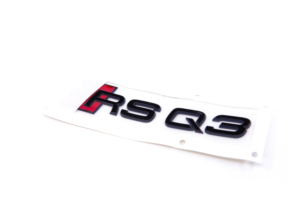 Genuine Audi RSQ3 2020 Rear Gloss Black Badge 83A853740 T94 VAG genuine-audi-rsq3-2020-rear-gloss-black-badge-83a853740-t94-vag