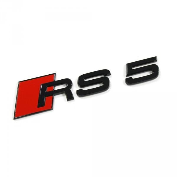 Genuine Audi 'RS5' Rear Gloss Black Badge - 8W6853740 T94 