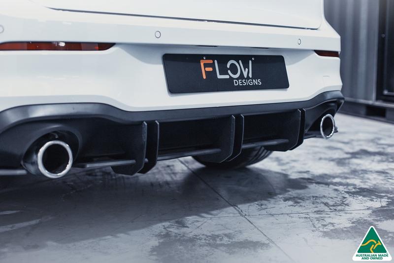 Flow Design VW MK8 Golf GTI Flow-Lock Rear Diffuser - VAG Garage Australia PTY LTD